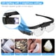 thumbnail image 3 of Lupa de aumento para cabeza con 6 lentes intercambiables (1.5X a 4.5X) y luces LED ajustables - Ideal para reparación y lectura, 3 of 6