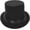 Black, variant on 1 Pack Felt Top Hats for Men &Women, Magicians Hat, Flat Top Hat, Mens Hat for Adult Round Stage Show, Halloween, Unisex