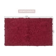 thumbnail image 5 of Home Weavers Bell Flower Collection Bathroom Rug 100% Cotton Tufted Bath Rugs, Soft Absorbent Bath Rugs, Non-Slip Bath Mats, Machine Washable, Bath Mats for Bathroom Floor, 24"x40" Rectangle, Red, 5 of 9