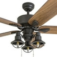 thumbnail image 5 of Prominence Home Sivan 52” Bronze Ceiling Fan with 5 Blades, Light Kit and Remote Control, 5 of 7