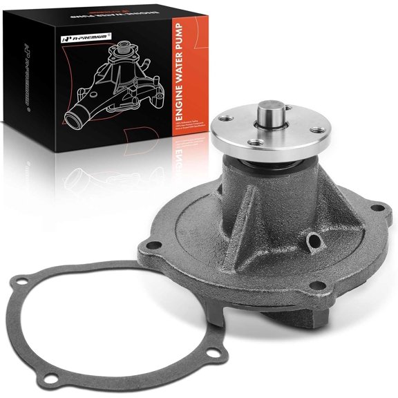 A-Premium Engine Water Pump with Gasket Compatible with GMC C15 C1500 K15 K1500 Pickup 1967-1969