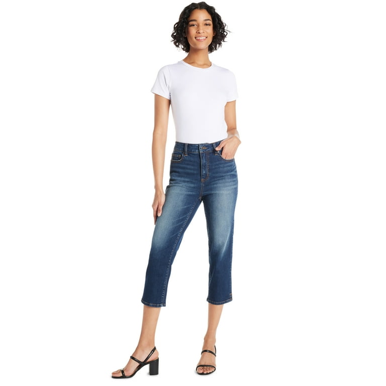 Slim fit capri jeans discount