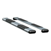 Luverne 583078-571117 O-Mega II 6 in. Wheel To Wheel Oval Steps; Silver Powder Coat; Fits select: 1999-2013 CHEVROLET SILVERADO, 2008-2013 GMC SIERRA