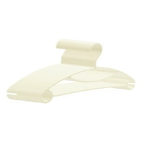 Unique Bargains Plastic Non-Slip Hangers Space Saving Clothes Hangers 30 Packs Beige