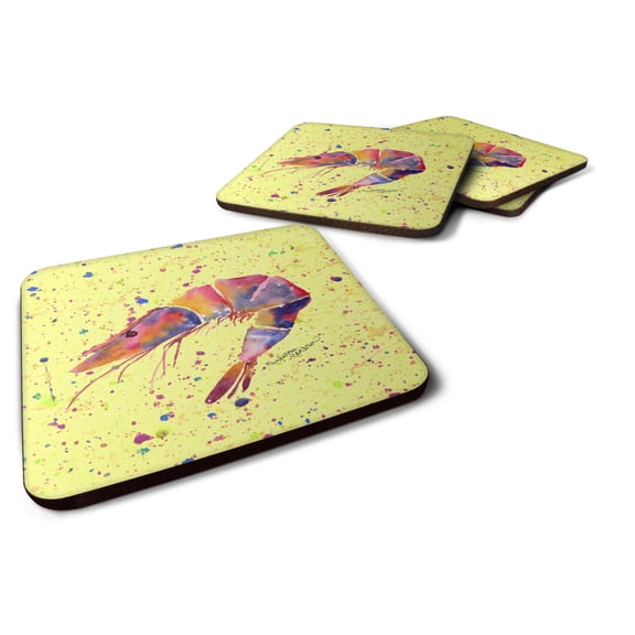 Carolines Treasures 8454FC Foam Coaster Set of 4 3 1/2 x 3 1/2 multicolor
