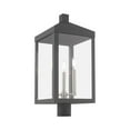 thumbnail image 5 of Livex Lighting - Nyack - 3 Light Outdoor Post Top Lantern in Mid Century Modern, 5 of 7