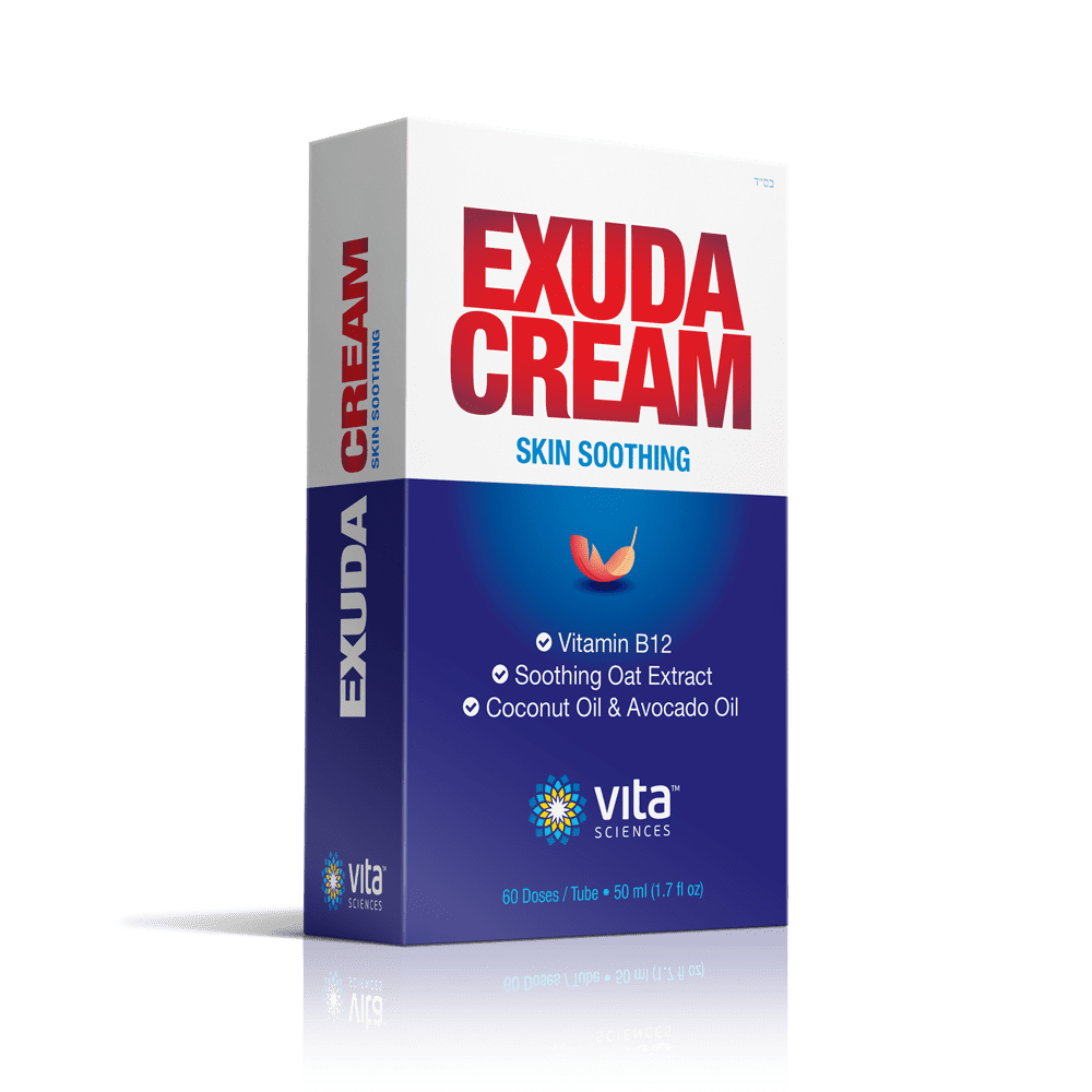 Vita Sciences Exuda, Moisturizing Cream to Support Dry, Sensitive, Eczema-Prone Skin, Unscented, 1.7 oz