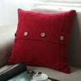 thumbnail image 3 of GUANGHONG Knitting Button Fashion Throw Pillow Cases Cafe Sofa Cushion Cover Home Decor 1pc, 3 of 3