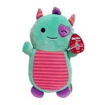 Squishmallows HugMees 2024 Valentine Squad 14" Leon the Monster Plush Doll