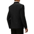 thumbnail image 3 of INSPIRE CHIC Shiny Blazers for Men's Shawl Lapel Wedding Prom Sport Coats XL Black, 3 of 5