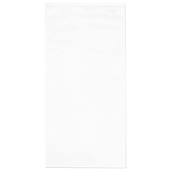 Plymor 6" x 14" (Case of 1,000), 1.5 Mil Flat Open Clear Plastic Poly Bags