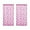 Pink, variant on HCBY 2PCS Retro Floral Sheer Curtains with Butterfly Pattern - Vintage Elegant Voile Drapes for Living Room, Bedroom, Dining Room, Rod Pocket Design