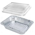 thumbnail image 5 of Handi-Foil of America 1/2 Half-Size Aluminum Foil Steam Table Pan 2 9/16" Deep w/Clear Dome Lid (Pack of 20), 5 of 6