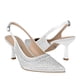 thumbnail image 1 of TACONES DE FIESTA CLASBEN MUJER DIAMANTE TEXTIL BLANCO, 1 of 4