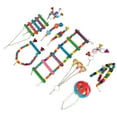 thumbnail image 1 of Perroquets Jouets Swing, Coloré Oiseau Jeu de Jouet Bite pour Cacatiel pour Conure, 1 of 8