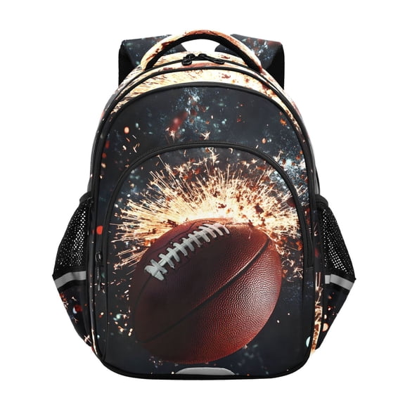 ALAZA Cool Football School Backpack Elementary Bag Bookbag Travel Rucksack