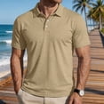 thumbnail image 2 of Hearthz Cotton Polo Shirts for Men Moisture Wicking Shirts for Men Short Sleeve Casual Summer Shirt Soft Breathable Mens Golf Polos Brown S, 2 of 6