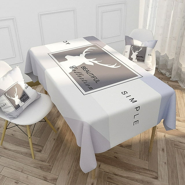 Jusqu'à 65 % de Rabais sur les Décorations de Noël SMihono Napperon Napperon Nappe Coton Lin