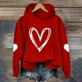 thumbnail image 2 of Sweatshirt for Women Perfect For Daily Wear or Loungewear! The Best Choice for Valentine's DayS Red Valentine's Day Sweatshirt, 2 of 4