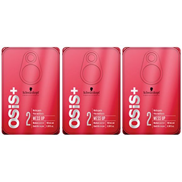 OSiS+ MESS UP Matte Paste, 3.38-Ounce (3-Pack)