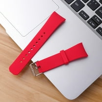 WHAMVOX Smart Watch Band Replacement Silicone Watch Strap Wristband Watch Band Compatible for Gear Fit2 R360 Fit2 Pro (Red)