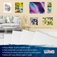 thumbnail image 4 of U.S. Art Supply 5 x 7 inch Stretched Canvas Super Value 10-Pack - Triple Primed Professional Artist Quality White Blank 5/8" Profile, 100% Cotton, Heavy-Weight Gesso - Acrylic Pouring, Oil Painting, 4 of 4