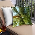 thumbnail image 1 of Ahgly Company Plants Palm Tree Outdoor Throw Pillow, 18 inch by 18 inch, 1 of 6