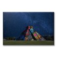 thumbnail image 1 of Cuadro Canva Listo para Colgar Pixtreats Tipo Galería Chichén Itzá de Noche 40X60 cm, 1 of 4