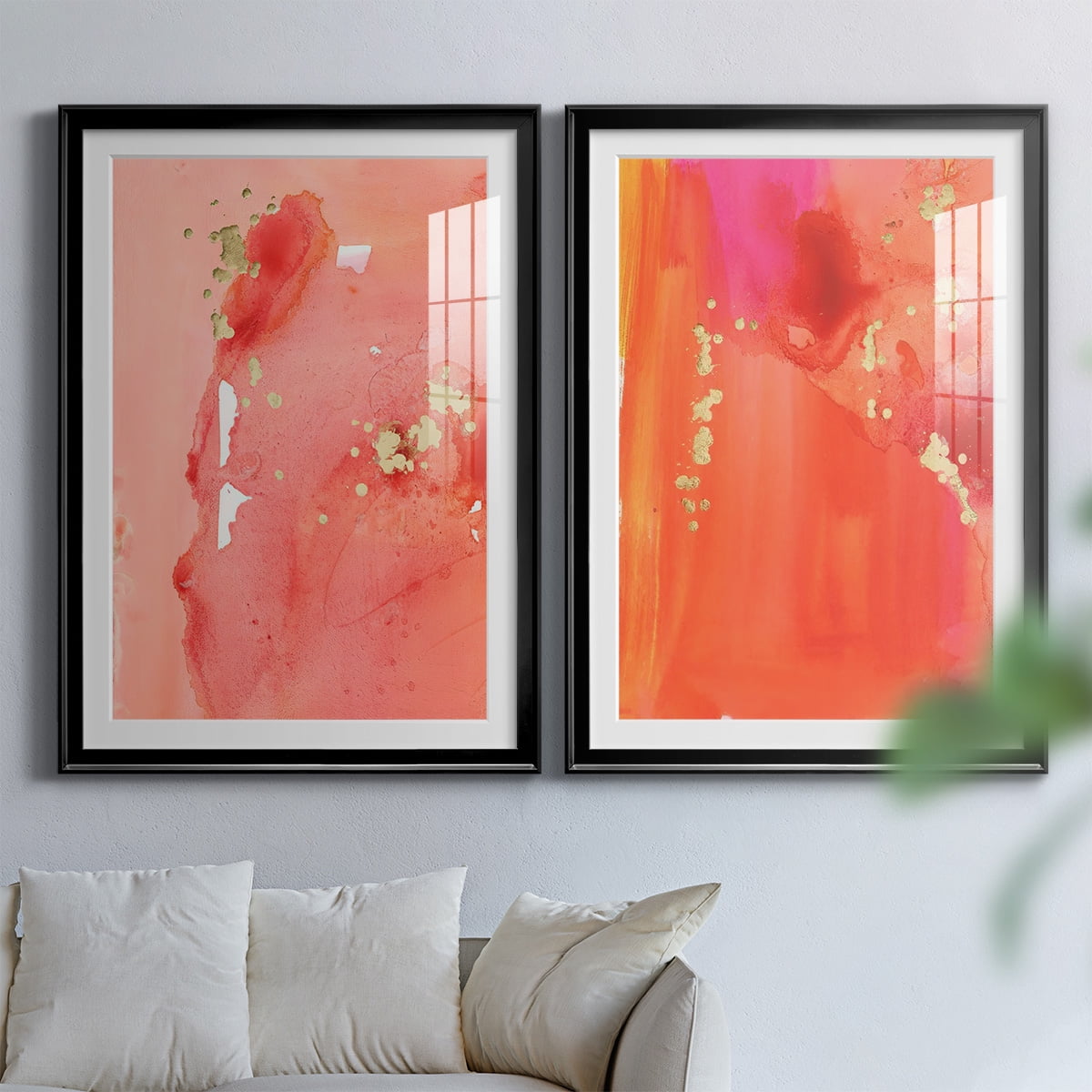 Wexford Home Mythological I Premium Framed Print, 18.5" x 24.5" - Ready to Hang, Black (Set of 2)