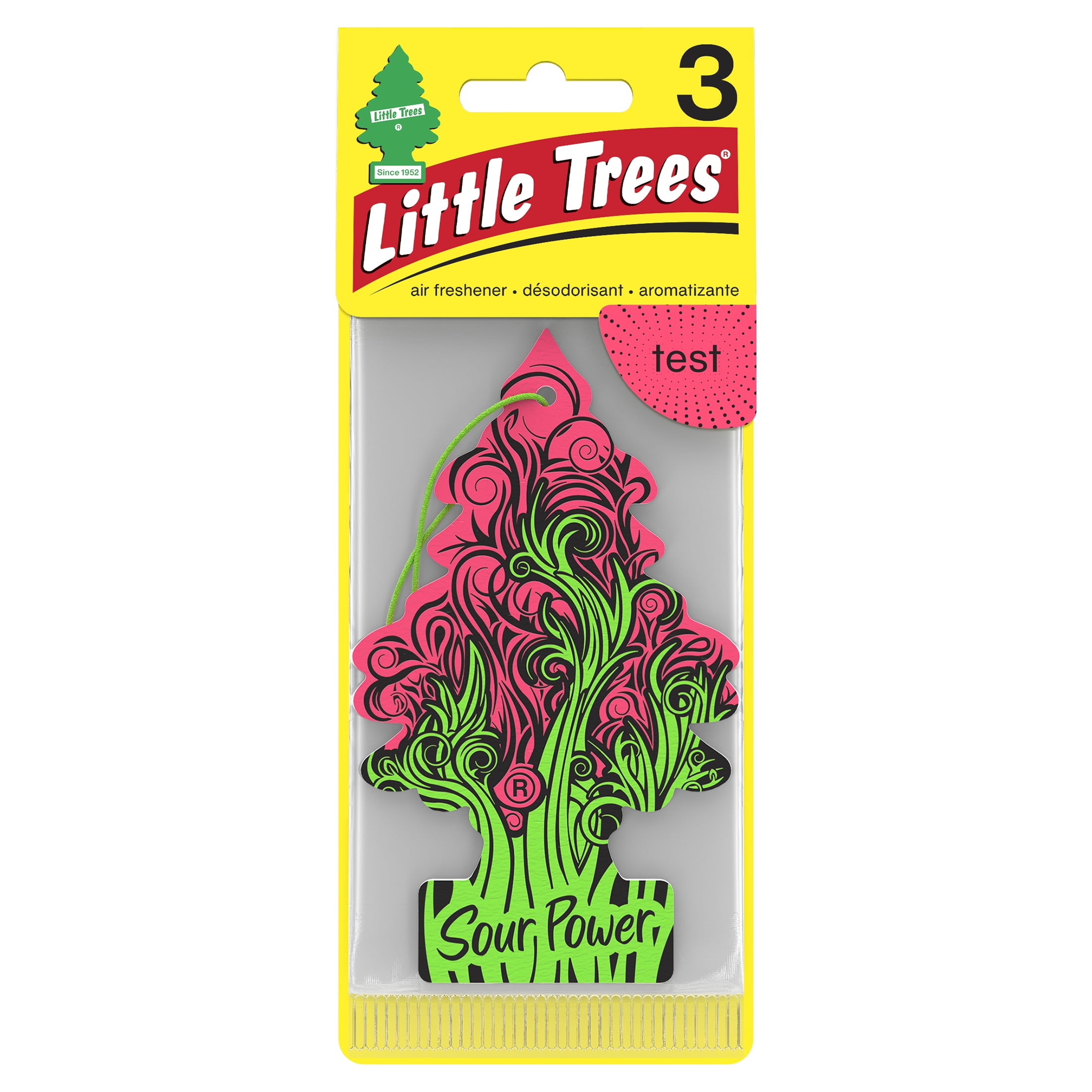 Little Trees Air Freshener Sour Power Fragrance 3-Pack - Walmart.com