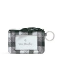 thumbnail image 2 of Vera Bradley Women's Cotton Zip ID Case Kingbird Plaid, 2 of 5