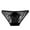 Black, variant on Ashirexll Plus Size Underwear for Women, Ladies Underwear Panties, Romantic Lace Mid Waist Body Shaping Breathable Briefs