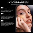 thumbnail image 5 of Juego de delineadores líquidos ZHAOCHENG 8 colores efecto neón UV delineadores de ojos mate a prueba de agua y manchas, 5 of 5