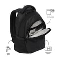 thumbnail image 3 of TOTTO Mochila Mediana Porta Laptop 14" con Bolsillo Secreto | Escuela - Oficina - Viaje | 20 L STEIF negro M, 3 of 3