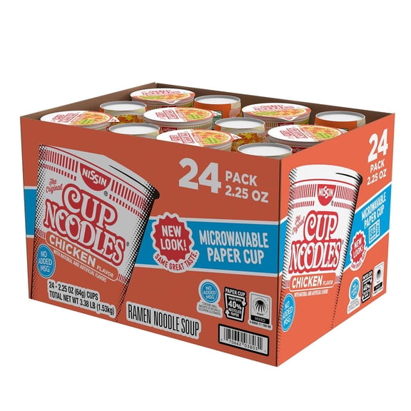 Nissin Cup Noodles, Chicken Flavor 2.25 oz., 24 ct.