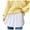 White#100, variant on Lightweight Skorts for Women Adjustable Lower Sweep Skirt Half-Length Splitting Skirt White XXXL