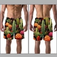 thumbnail image 3 of luoweisi Men's Beach Shorts Quick Dry Swim Trunks with Mesh Lining Cactus M, 3 of 5