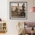 thumbnail image 3 of Historic Framed Print, Richmond Va. Damaged locomotives, 17-7/8" x 21-7/8", 3 of 9