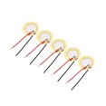 thumbnail image 4 of Uxcell 0.79'' Acoustic Pickup Transducer Prewired Microphone Trigger  Guitar Brass 10 Pcs, 4 of 5