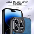 thumbnail image 3 of SaniMore Case for iPhone 15 6.1" 2023, [Flip Card Slot Design Kickstand] Removeable Wrist Strap Magnetic Car Mount Wear-resistant PU Leather Skin Shockproof Anti-drop Shell, Blue, 3 of 10