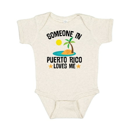 

Inktastic Someone in Puerto Rico Loves Me Gift Baby Boy or Baby Girl Bodysuit