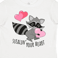 thumbnail image 4 of Inktastic Stealin' Your Heart Cute Raccoon Boys or Girls Toddler T-Shirt, 4 of 5