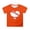 C77 Orange, variant on Girls Summer Tops Short Sleeve Heart Baseball Graphic Tshirts For Girls Crew Neck Soft Children Tees Size 10-11 Years White