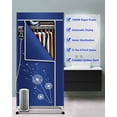 thumbnail image 7 of KASYDoFF Portable Clothes Dryer, 1600W-110V Clothes Dryer, 67Inch -3 Tier Foldable Clothes Dryers Rack, Energy Saving Portable Dryer for Apartment, Indoor, Travel, RV,Blue, 7 of 7