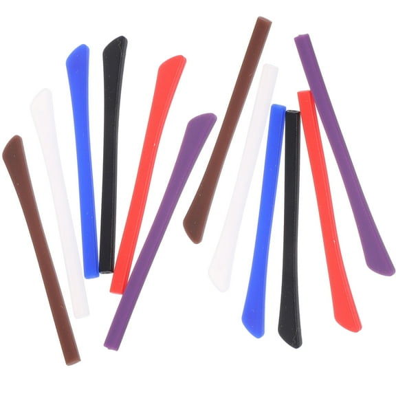 Silicone Glasses Leg Covers Anti-Slip for Daily Use Assorted Pairs