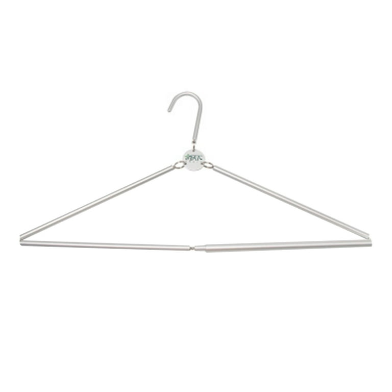 Portable Foldable Hanger Aluminum Alloy Clothes Rack for Travel Household Walmart