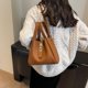 thumbnail image 4 of LHSHIDU Bucket Bags for Women Trendy Shoulder Purse Satchel Handbag Pu Leather Bucket Tote Purse Top-handle Bag Fall Purse, 4 of 6
