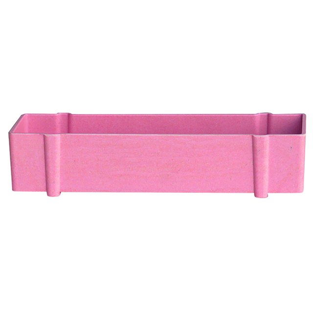 1 Pc Nordic Style Rectangular Flower Pot Succulent Flower Pot Creative Decorative Flower Pot for Home Office (Pink)