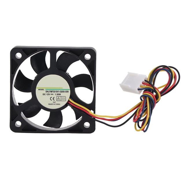 Ventilador más fresco 5CM 12V 1.50W 4PIN Sistema de enfriamiento del ventilador del disipador de calor para el marco de moldeo por inyección SHLFM5010V1-Q000-S99