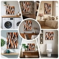 thumbnail image 5 of Ships Next Day Canvas Wall Art 16"x16", Abstract Stripes Wood Framed Canvas Print Painting, Retro Modern Orange Black Gray Lines Ready to Hang Picture Wall Decor for Home Bedroom Kitchen Office, 5 of 7